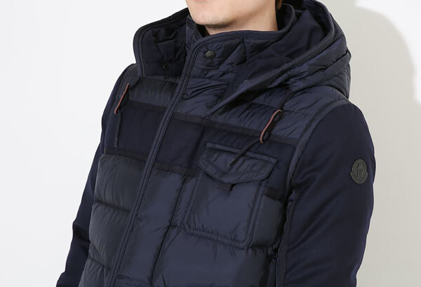 MONCLER モンクレールスーパーコピー 2016/17秋冬新作異素材MIXフード付ダウンRYAN 091 41392 85 53227